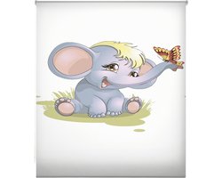 Rolgordijn - Raambekleding - Decoreren Woonkamer - Digitale Print - 110 x 180 cm - Multicolor