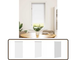 Rolgordijn Verduisterend - 40x100 cm - Gebroken Wit Verduisterend Rolgordijn - Blackout Gordijn - Kamerdecoratie - Slaapkamer Decoratie - Woonkamer Decoratie