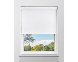 Rolgordijn Verduisterend - Wit - 85x240cm - Full Colour - Met Cassette