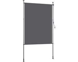 Rolgordijn voor buiten 120 x 270 cm Antraciet - Rolgordijn - Rolgordijnen - Zonwering - Zonweringen - UV-bestendig - Uittrekbaar en in hoogte verstelbaar