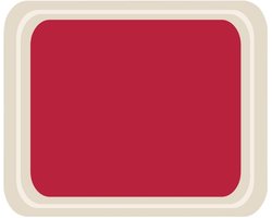 Roltex Original dienblad rood 42x32cm