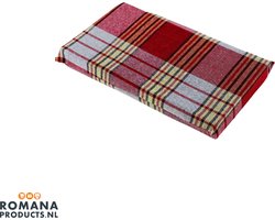 Romana Products Hamamkussen Plat - Ideaal Sauna Accessoire - Hoofdsteun - 30cm x 16cm x 4cm - Rood