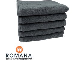 Romana Products Hotelhanddoek - Luxe Badhanddoek - Antraciet - 100cm x 180cm - Zacht en Absorberend