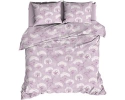 Romanette Astera Dekbedovertrek - Tweepersoons - 200x200/220 cm - Lila
