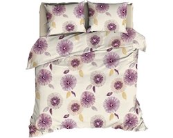 Romanette Boretti Dekbedovertrek - Tweepersoons - 200x200/220 cm - Lila
