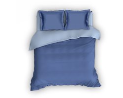 Romanette Comtesse flanel dekbedovertrek - Jeans/Blue - 2-persoons (200x200/220 cm + 2 slopen)