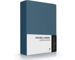 Romanette Double jersey Teal 100% katoen 2-persoons 140/150/160x200/210/220