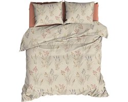 Romanette Farini Dekbedovertrek - Extra breed - 260x200/220 cm - Beige