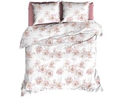 Romanette Filippa Dekbedovertrek - Tweepersoons - 200x200/220 cm - Rose