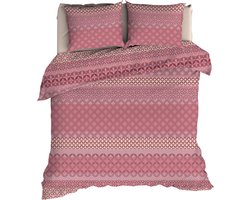Romanette FLANEL Dekbedovertrek 270x200/220 Sapporo rose