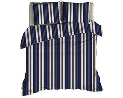 Romanette Florian Dekbedovertrek - Tweepersoons - 200x200/220 cm - Navy