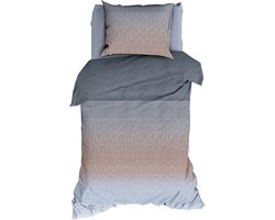 Romanette Grossarl Dekbedovertrek - Eenpersoons - 140x200/220 cm - Dovegrey