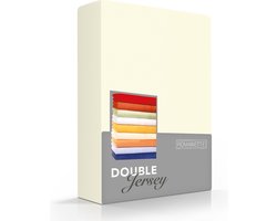 Romanette Hoeslaken Double Jersey Ivoor 140/150 x 200/210/220 cm