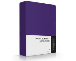 Romanette Hoeslaken Double Jersey Paars 140/150 x 200/210/220 cm