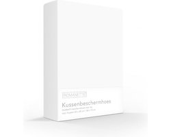 Romanette kussenhoes | kussensloop | kussenbeschermer molton met rits | geschikt voor kussen 60 x 70 cm of 65 x 65 cm