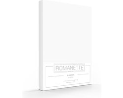 Romanette Kussensloop Katoen Wit 60 x 70 cm (2st)