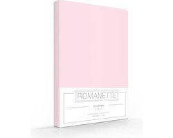 Romanette Kussenslopen Katoen Rose (2 Stuks) - 65 x 65 cm - [Roze]