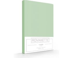 Romanette Luxe 2-PACK 100% Katoen Kussenslopen - 60x70 cm - Groen