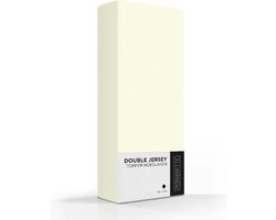 Romanette Luxe Topper Hoeslaken - Jersey Stretch - 140x200 cm - Ivoor