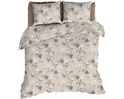 Romanette Richelle Dekbedovertrek - Lits-jumeaux - 240x200/220 cm - Beige