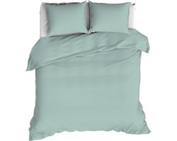 Romanette Visconti Dekbedovertrek - Lits-jumeaux - 240x200/220 cm - Saliemineral/Wit