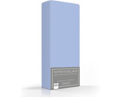 Romanette Zachte Dubbel Jersey Topper Hoeslaken - Eenpersoons (80/90/100x200/210/220 cm) - Groen