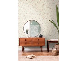 ROMANTISCHE BLOEMEN BEHANG | Landelijk - groen roze - A.S. Création Maison Charme