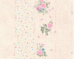 ROMANTISCHE BLOEMEN BEHANG - Meerkleurig Roze - AS Creation DJOOZ 2