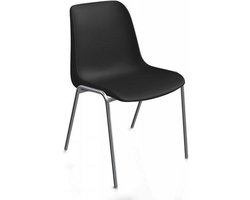 Rome Kantinestoelen - Kunststof - Zwart