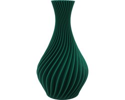 Rome Vaas Groen | 32CM | Woonaccessoires | Home Deco | Binnen Decoratie- Professionele 3D Print
