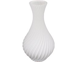 Rome Vaas Wit | 32CM | Woonaccessoires | Home Deco | Binnen Decoratie - Professionele 3D Print - 100% Waterdicht