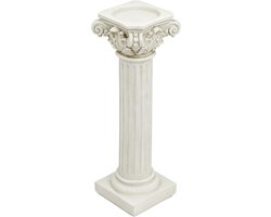 Romeinse pijler - 25,9 cm Romeinse pijler standbeeld | Elegante displaystandaard voor planten, kaarsen | Centerpiece voetstuk Stand beeldje sculptuur - voor bruiloften, tuinen en woondecoratie