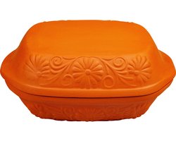 Romeinse pot 4 liter -  Aardewerk ovenschaal