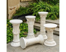 Romeinse zuil - Decoratieve voetstuk - Beelden tonen - Magnesiumoxide materiaal - 50 gram