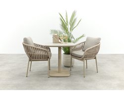 Romeo/Emma bistroset (3-dlg) - Latte