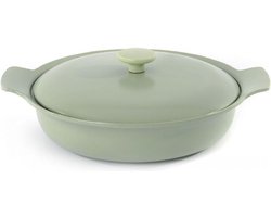 RON Sauteerpan met deksel gietijzer groen - Ø 28cm - Groen - PFAS-vrij