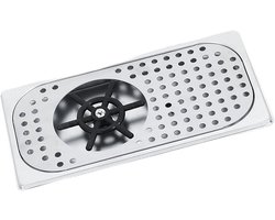 Rond 114mm Diameter RVS Melk Thee Kopje Wasmachine en Glas Spoeler voor Bar G1/2in