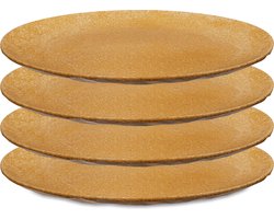Rond bord, 26 cm, Set van 4, Organic, Houtvezels - Koziol | Club Plate