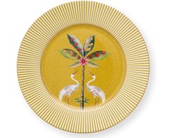 Rond Bord La Majorelle Geel Diameter 17 cm Bloemendecoratie