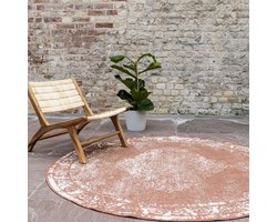 Rond Buiten vloerkleed sage - Roest- dubbelzijdig - EVA Interior - Rond 200 Ø - (L)