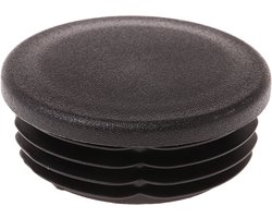 rond insteekdop - 40mm - 20 stuks - lichtgewicht geribbelde eindkap - inslagdop - kunststofdop