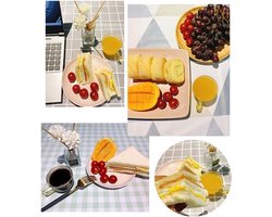 Rond Tafelkleed - PVC Kleed - Eettafel Beschermen - Vlekbestendig Waterdicht - 160 cm - Paars
