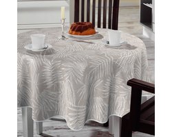 Rond tafelzeil Hojas bruin