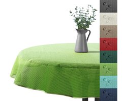 Rond Waterdicht Tafelkleed voor Buiten - 160 cm - Antislip en Wasbaar - Ideaal voor Tuin, Balkon en Camping