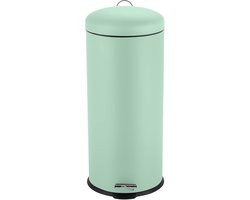 Ronde 30L Pedaalemmer - Roestvrijstalen Afvalbak voor Hygiënische Recycling