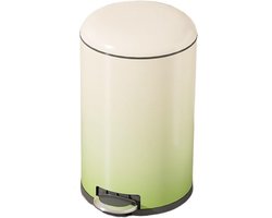 Ronde Afvalemmer - Pedaalemmer Vuilnisbak - Netjes Afval Verwerken - Anti-vingerafdruk Coating - 5L 8L 12L - Groen Roze Paars