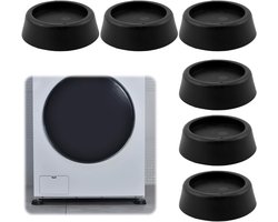 Ronde Antislip Rubber Glijders voor Meubelpoten - 6 Stuks Vloerbescherming voor Stoelen, Bedden en Banken, Geschikt voor Alle Vloeren en Meubels