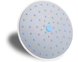 Ronde dakneerslag top douchekop, ABS grijze kop douche, regendouche douchecabine sproeicabine badkamer 1/2 inch aansluiting
