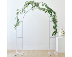 Ronde Decoratieve Poort - Wit