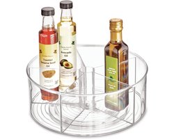 Ronde Draaitafel Organizer voor Kast, Koelkast of Voorraadkast - Transparant